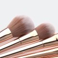 Private Label Luxury Popular Professional 12PCS  Plating Rose Gold Makeup Brushes Women Makeup Tools Blending Cosmetic Brush Set